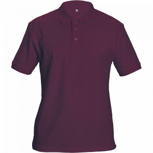 CERVA - Tricou polo DHANU, visiniu, mas. M [0305002227002]