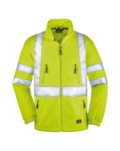 4-Protect - Jacheta fleece reflectorizanta Seattle, galben, mas. S [3465/S]