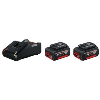 Set 2 acumulatori Bosch GBA, 18V, 4.0Ah si incarcator GAL 18V-40
