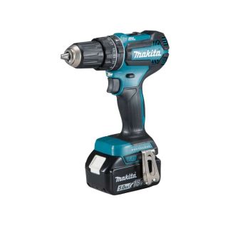 Masina de gaurit si insurubat cu percutie Makita DHP485RFJ, cu acumulator