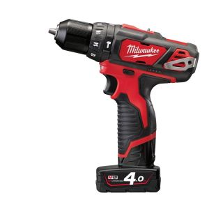 Masina de gaurit si insurubat cu percutie Milwaukee M12 BPD-402C, cu acumulator