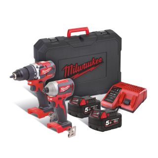 Pachet 2 scule Milwaukee M18 CBLPP2B-502C