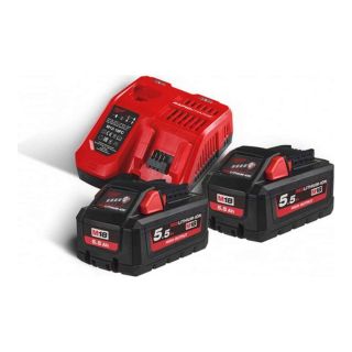 Set 2 acumulatori si incarcator Milwaukee M18 HNRG-552