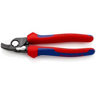 Cleste pentru taiat cablu Knipex maner multicomponent cu blocare 165 mm