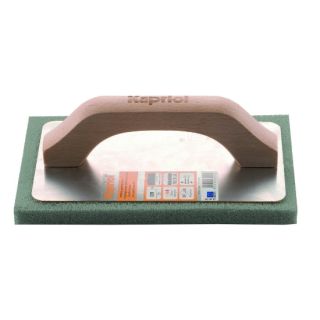 Gletiera Kapriol burete din cauciuc gri maner din lemn 14x21cm