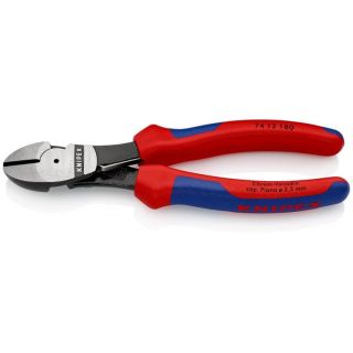 Cleste tais lateral Knipex de forta maner bicomponent cu parghie 180mm
