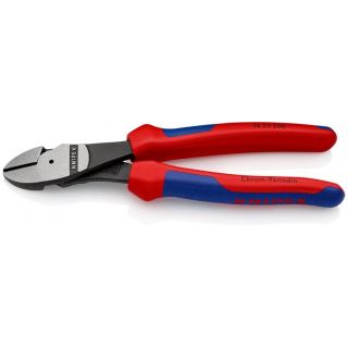 Cleste tais lateral Knipex de forta cap inclinat 200mm