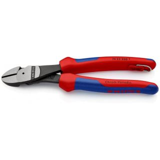 Cleste tais lateral Knipex de forta cap inclinat 200mm cu agatatoare