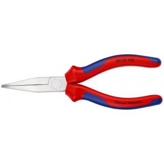 Cleste cu varf plat Knipex 160 mm manere multicomponente
