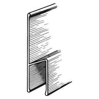 Dreptar aluminiu tip H 114x25mm 1.5m