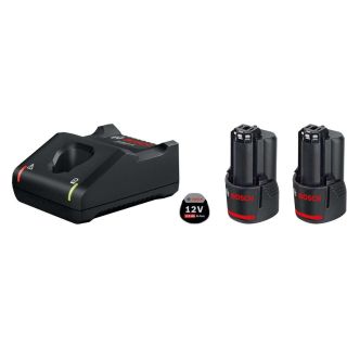 Set 2 acumulatori Bosch GBA, 12V, 2.0Ah si incarcator GAL 12V-40