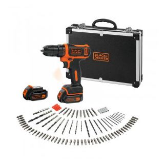 Masina de gaurit si insurubat Black+Decker BDCDD12B, cu acumulator