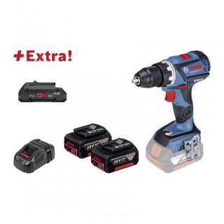 Masina de gaurit si insurubat Bosch GSR 18V-60 C, cu acumulator