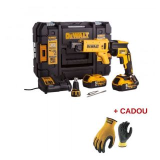 Masina de insurubat pentru gips carton Dewalt DCF620P2K, 18V, cu acumulator