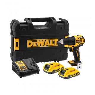 Masina de gaurit si insurubat cu percutie Dewalt DCD708D2T, cu acumulator