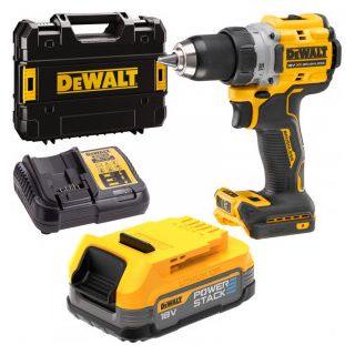 Masina de gaurit si insurubat cu percutie Dewalt DCD800E1T, cu acumulator