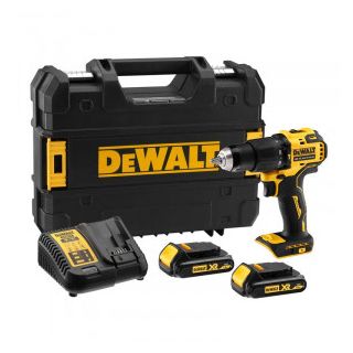 Masina de gaurit si insurubat cu percutie Dewalt DCD709S2T, cu acumulator