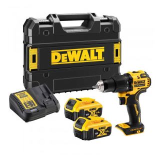 Masina de gaurit si insurubat cu percutie Dewalt DCD709P2T, cu acumulator