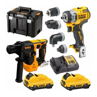 Pachet 2 scule Dewalt DCK2101L2T
