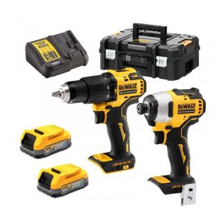 Pachet 2 scule Dewalt DCK2062E2T