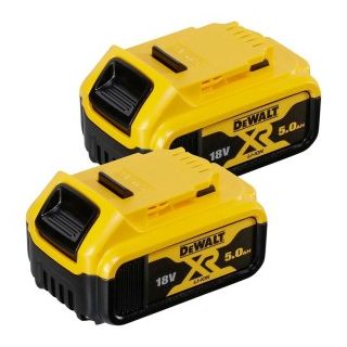 Set 2 acumulatori Dewalt DCB184P2 XR, 18V, 5.0Ah