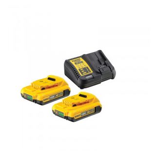 Set 2 acumulatori si incarcator Dewalt DCB115D2