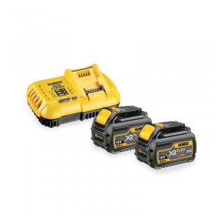 Set 2 acumulatori si incarcator Dewalt DCB118T2