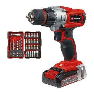 Masina de gaurit si insurubat Einhell TE-CD 18/2 Li +39, cu acumulator