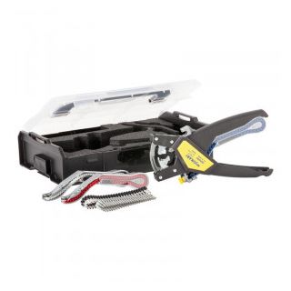 Cleste de sertizat Jokari Quadro Plus cu conectori 244 piese