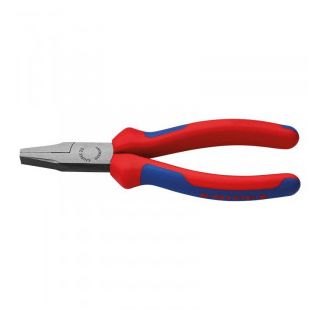 Cleste cu varf plat Knipex scurt 160mm manere multicomponente