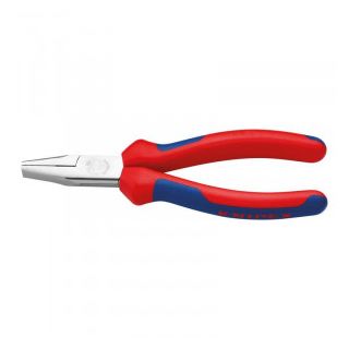 Cleste cu varf plat Knipex scurt lustruita 160mm manere multicomponente