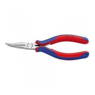 Cleste cu varf semirotund Knipex 145mm maner bicomponent