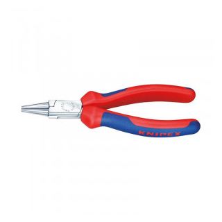 Cleste cu varf rotund Knipex lustruit 160 mm maner bicomponent