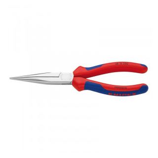 Cleste cu varf semirotund Knipex 200mm maner bicomponent