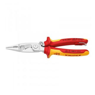 Cleste multifunctional Knipex 200mm VDE cu agatatoare