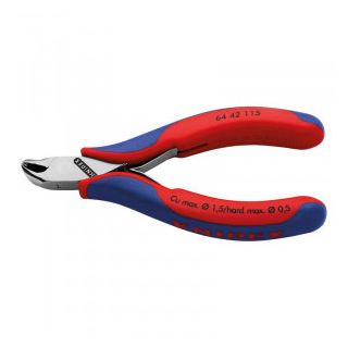 Cleste cu tais Knipex varf curbat 115mm