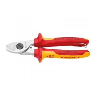 Cleste taiat cablu Knipex 165mm VDE cu agatatoare