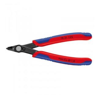 Cleste cu tais Knipex cu cap inclinat 125mm negru
