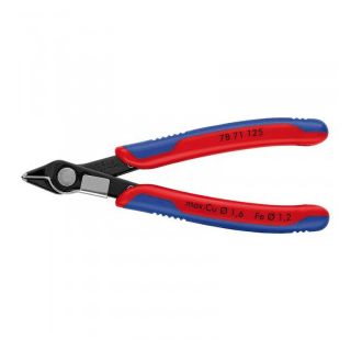 Cleste cu tais Knipex cu cap inclinat maner bicomponent 125mm