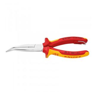 Cleste cu varf semirotund Knipex indoit 200mm VDE cu agatatoare