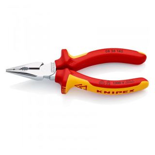 Cleste combinat/patent Knipex ascutit cu maner multicomponent 145mm VDE
