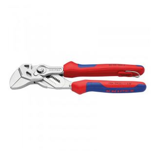Cleste papagal Knipex cromat cu maner bicomponent 180mm