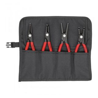 Set clesti inel siguranta Knipex seria 48 si 49 J2 J21 A2 A21 4 piese in husa