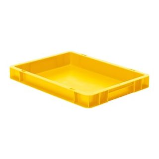 Cutie stivuibila LA-KA-PE TK400/50-0 400x300x50mm galbena fara maner