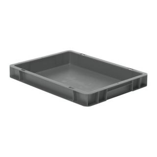 Cutie stivuibila LA-KA-PE TK400/50-0 400x300x50mm gri fara maner