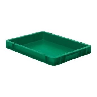 Cutie stivuibila LA-KA-PE TK400/50-0 400x300x50mm verde fara maner