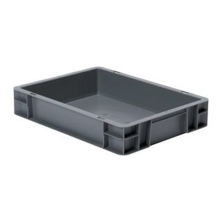 Cutie stivuibila LA-KA-PE TK400/75-0 400x300x75mm gri fara maner