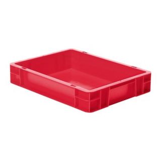 Cutie stivuibila LA-KA-PE TK400/75-0 400x300x75mm rosie fara maner