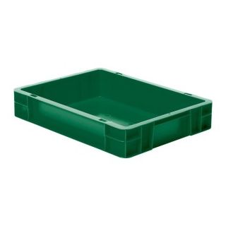 Cutie stivuibila LA-KA-PE TK400/75-0 400x300x75mm verde fara maner