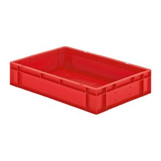Cutie stivuibila LA-KA-PE TK600/120-0 600x400x120mm rosie fara maner